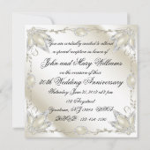 30周年結婚記念日招待状カード 招待状 (裏面)