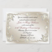 30周年結婚記念日招待状 招待状 (裏面)