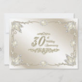 30周年結婚記念日招待状 招待状 (正面)