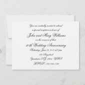 30周年結婚記念日招待状 招待状 (裏面)