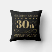 30周年結婚記念日 クッション (裏面)