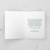 30周年結婚記念日- ブルーアイス カード (内部)