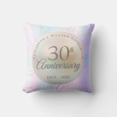 30周年結婚記念 おしゃれな美しいパール クッション (正面)