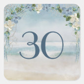 30周年記念の航海ネットとアーチ スクエアシール (正面)