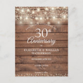 30周年記念ストリングライツウッドセーブ 案内ポストカード (正面)