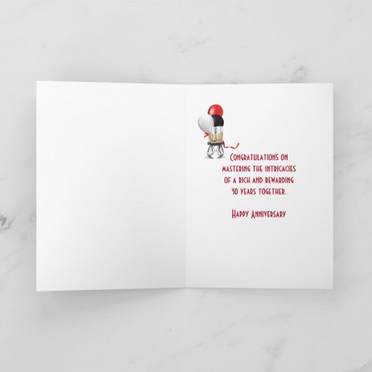 30周年記念スポットライトおめでとうございます カード (内部)