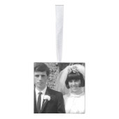 30周年記念ハートと写真 キューブオーナメント (右)