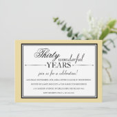 30周年記念パーティの招待状 招待状 (スタンド正面)