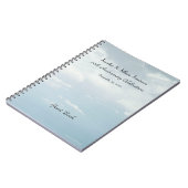 30周年記念パーティーゲストブックスカイ&クラウド ノートブック (左側)