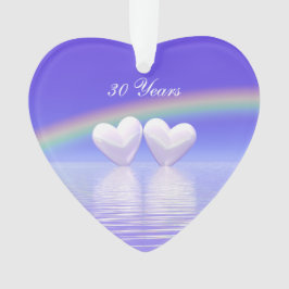 30周年記念パールハート オーナメント