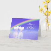 30周年記念パールハート カード (黄色い花)