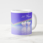 30周年記念パールハート ジャンボコーヒーマグカップ (正面右)