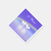 30周年記念パールハート スタンダードカクテルナプキン (角)