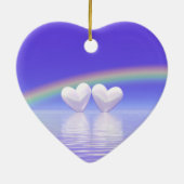 30周年記念パールハート セラミックオーナメント (裏面)