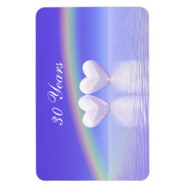 30周年記念パールハート マグネット