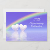 30周年記念パールハート 招待状 (正面)