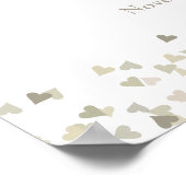 30周年記念パールラブハートウェルカムサイン ポスター (角)