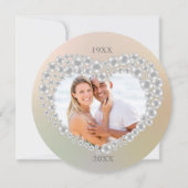 30周年記念パール写真招待状 (裏面)