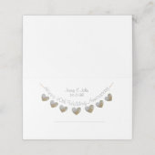 30周年記念パー結婚ルハートバンティング プレイスカード (外部開封)