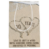 30周年記念ビーチハート中抱き枕 ミディアムペーパーバッグ (正面)