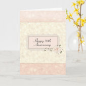 30周年記念フローラブーケカード カード (黄色い花)