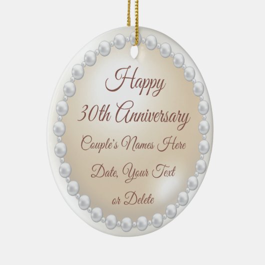 30周年記念伝統的贈り物で安い。 セラミックオーナメント (右)