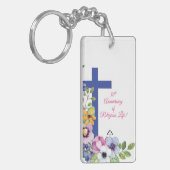 30周年記念修道院宗教生活をパーソナライズ キーホルダー (正面左)