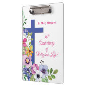30周年記念修道院宗教生活をパーソナライズ クリップボード (左)