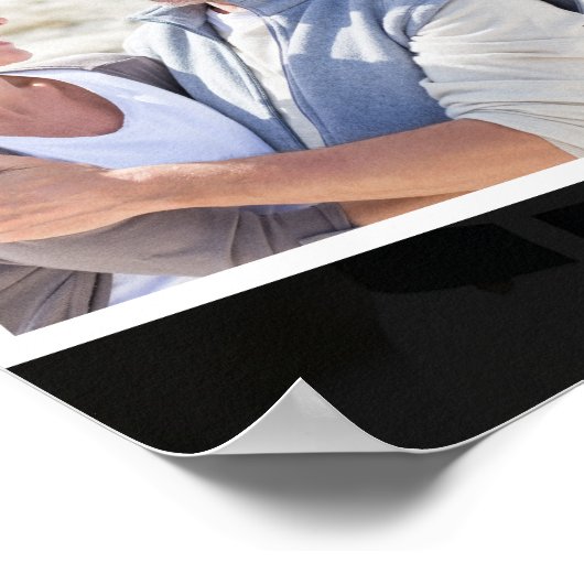 30周年記念写真コラージュウェルカムサイン ポスター (角)