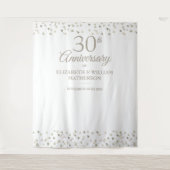 30周年記念愛ハートフォトブース背景 タペストリー (正面)