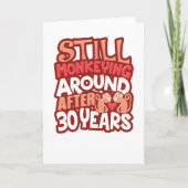 30周年記念結婚がまだ監視を続けているのまわりに カード (正面)