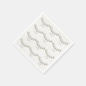 30周年記念結婚ハートバンティング スタンダードカクテルナプキン (角)