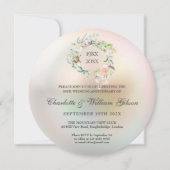 30周年記念結婚バラフローラパール 招待状 (裏面)