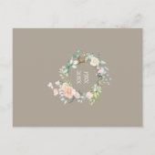 30周年記念結婚パーティーフローラ ポストカード (裏面)