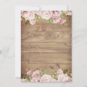 30周年記念結婚ボホバラ 招待状 (裏面)