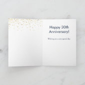 30周年記念結婚リングや輪応援 カード (内部)