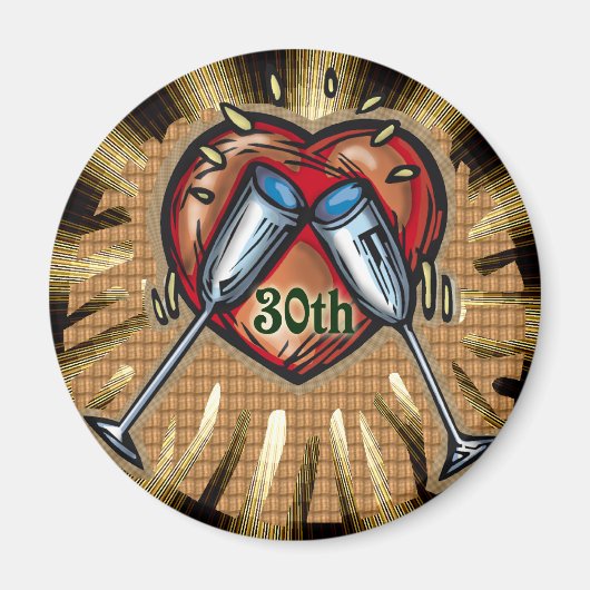 30周年記念結婚広場 マグネット (正面)