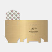 30周年記念結婚真珠のお願い箱 フェイバーボックス (折り畳みなし)