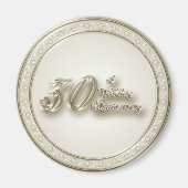 30周年記念結婚磁石 マグネット (正面)