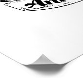 30周年記念結婚花バラロマンチック ポスター (角)