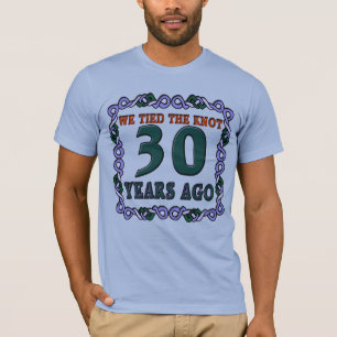 30周年記念結婚贈り Tシャツ