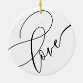 30周年記念30th結婚クリスマス セラミックオーナメント (裏面)