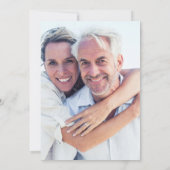 30周年記念 フォトパール ハート コンフェッティ 招待状 (裏面)