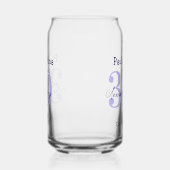 30周年記念 紫 太字 シンプル名 ガラス缶 (右)