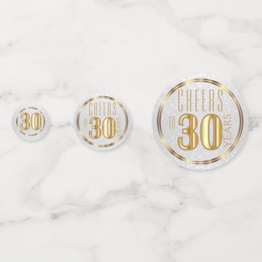 30周年記念/誕生日 コンフェッティ (正面)