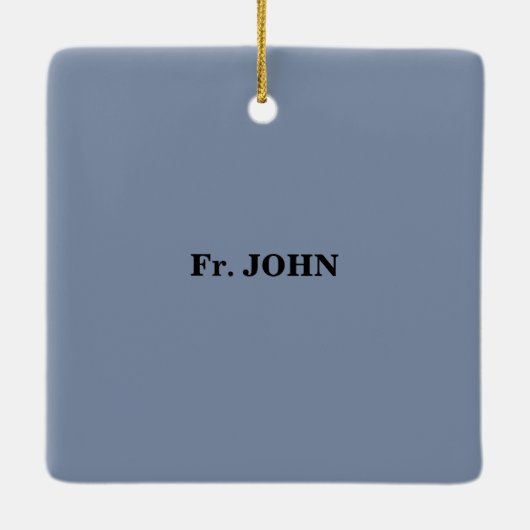 30周年調整のパーソナライズおめでとう セラミックオーナメント (裏面)