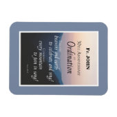 30周年調整のパーソナライズおめでとう マグネット (横)