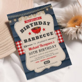 30周年BBQ誕生日サマー・バーベキュー・パーティー 招待状