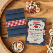 30周年BBQ誕生日サマー・バーベキュー・パーティー 招待状