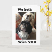 30回目の誕生日をお祝いします カード (黄色い花)